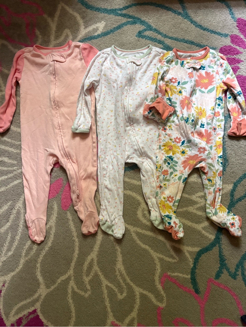 Cloud Island Cotton Baby Girl Pajamas 6-9 months